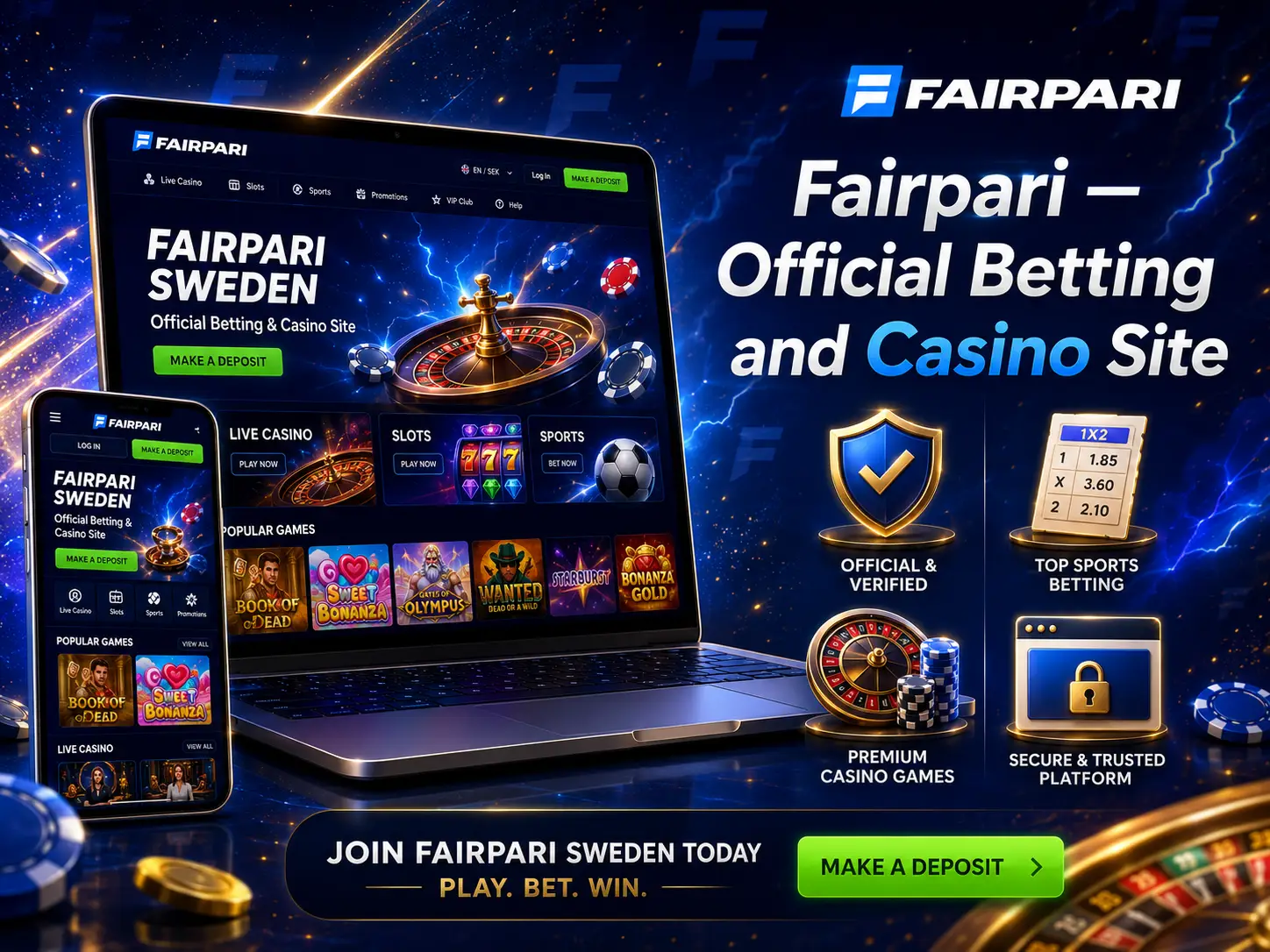 Fairpari Sweden Online Casino Och Betting