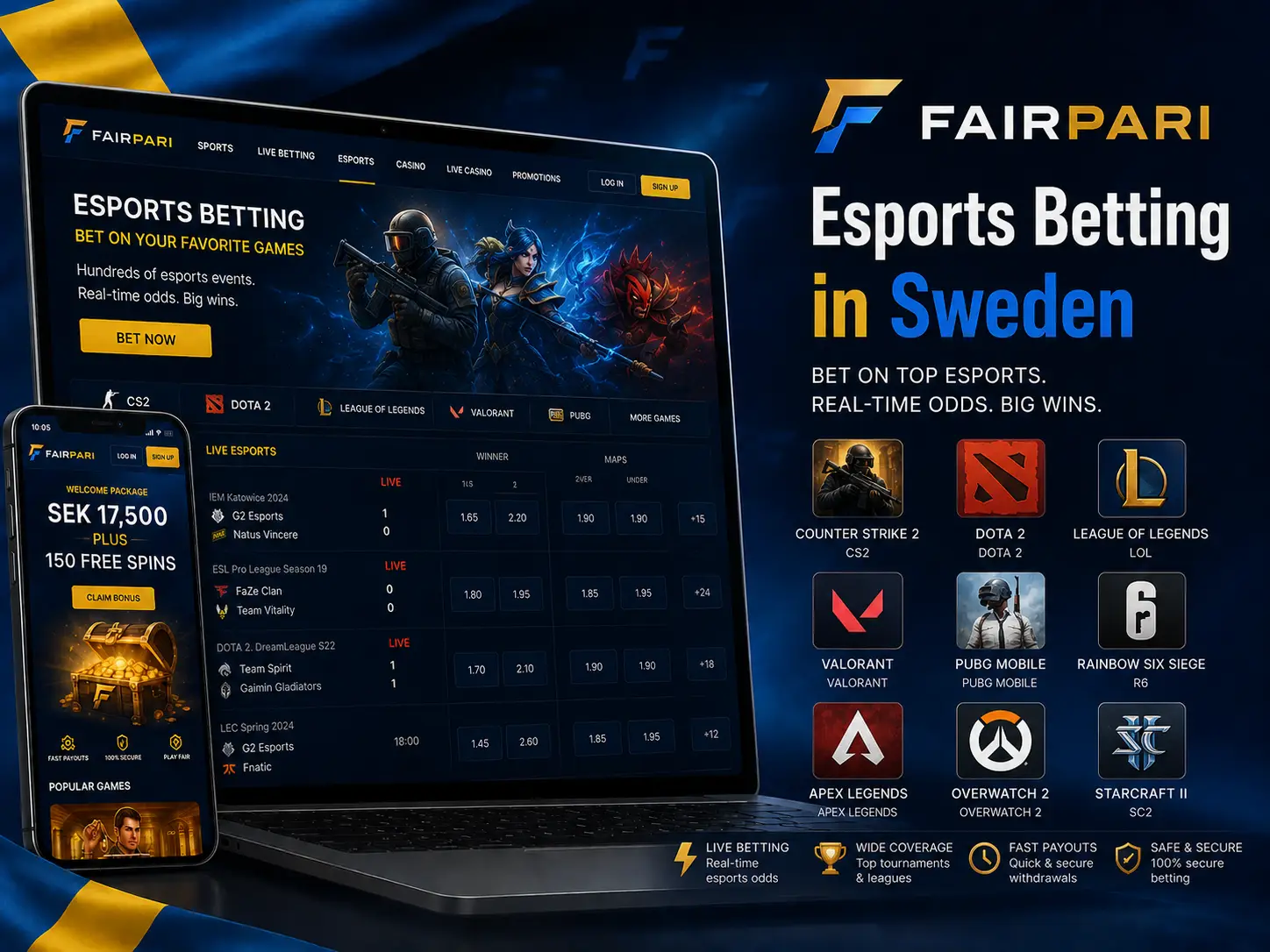 Esports Betting in Sweden