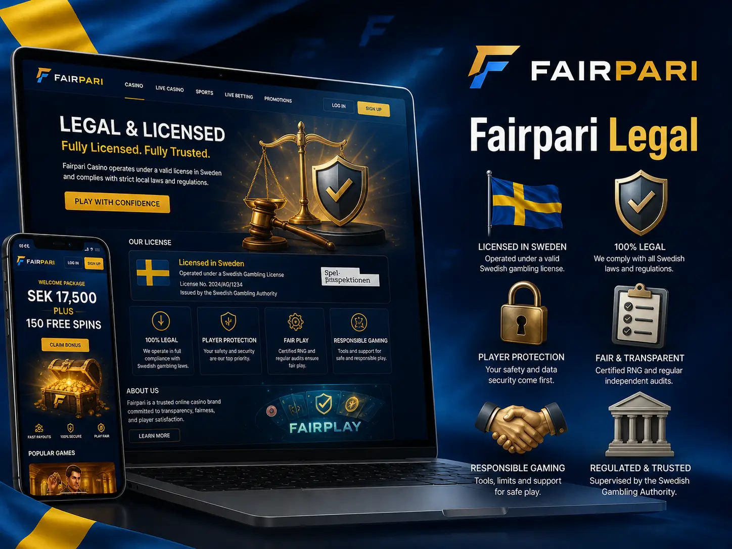 Fairpari Legal and Safe in Sweden